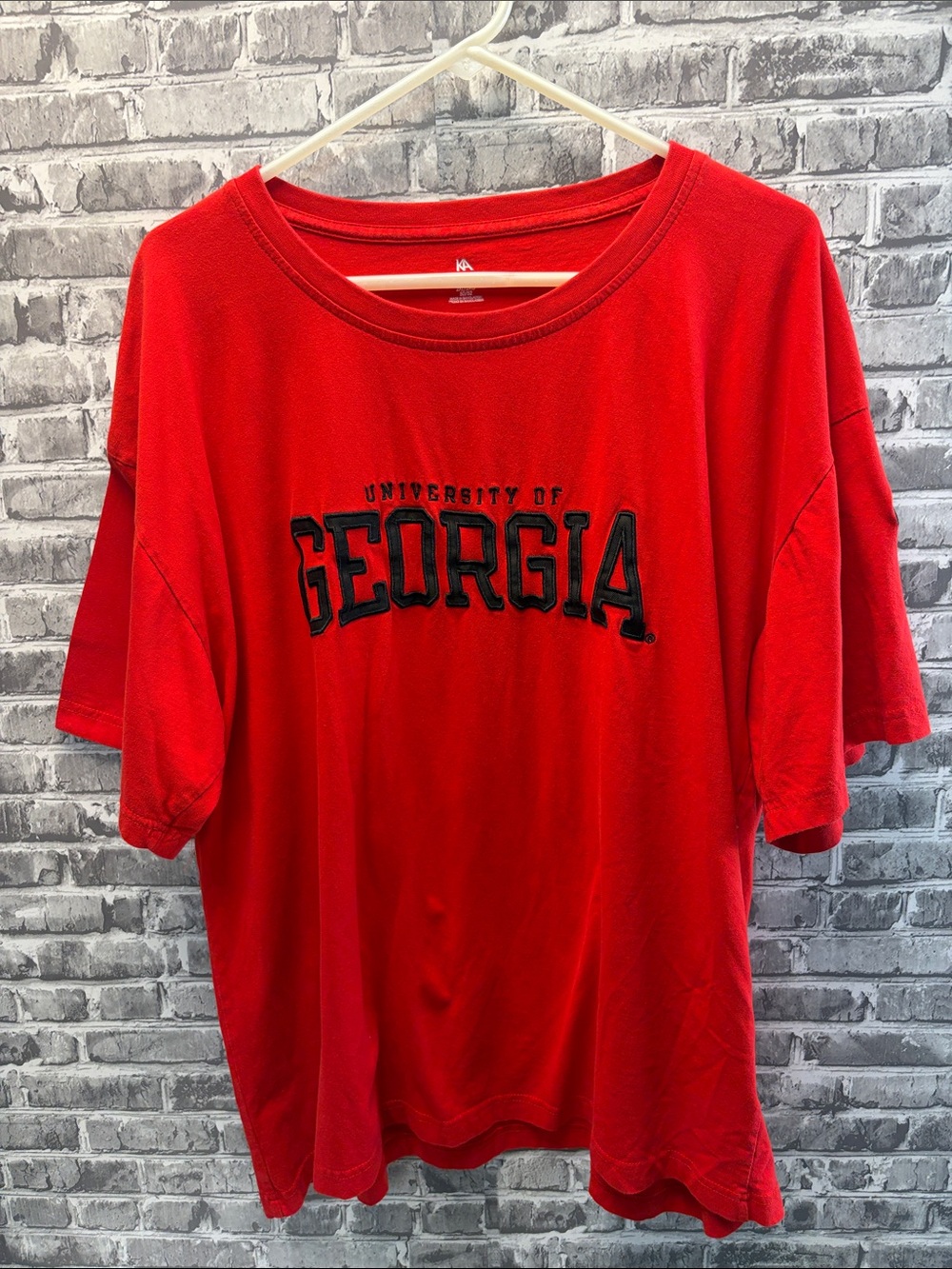 Bulldogs Knights Apparel Red University of Georgia Graphic Tee